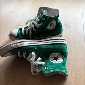 Green Converse Hightops
